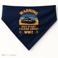 Warning May Start Talking About Ww2 USA-Made Doggie Bandana thumb 0