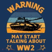 Warning May Start Talking About Ww2 Mousepad thumb 1