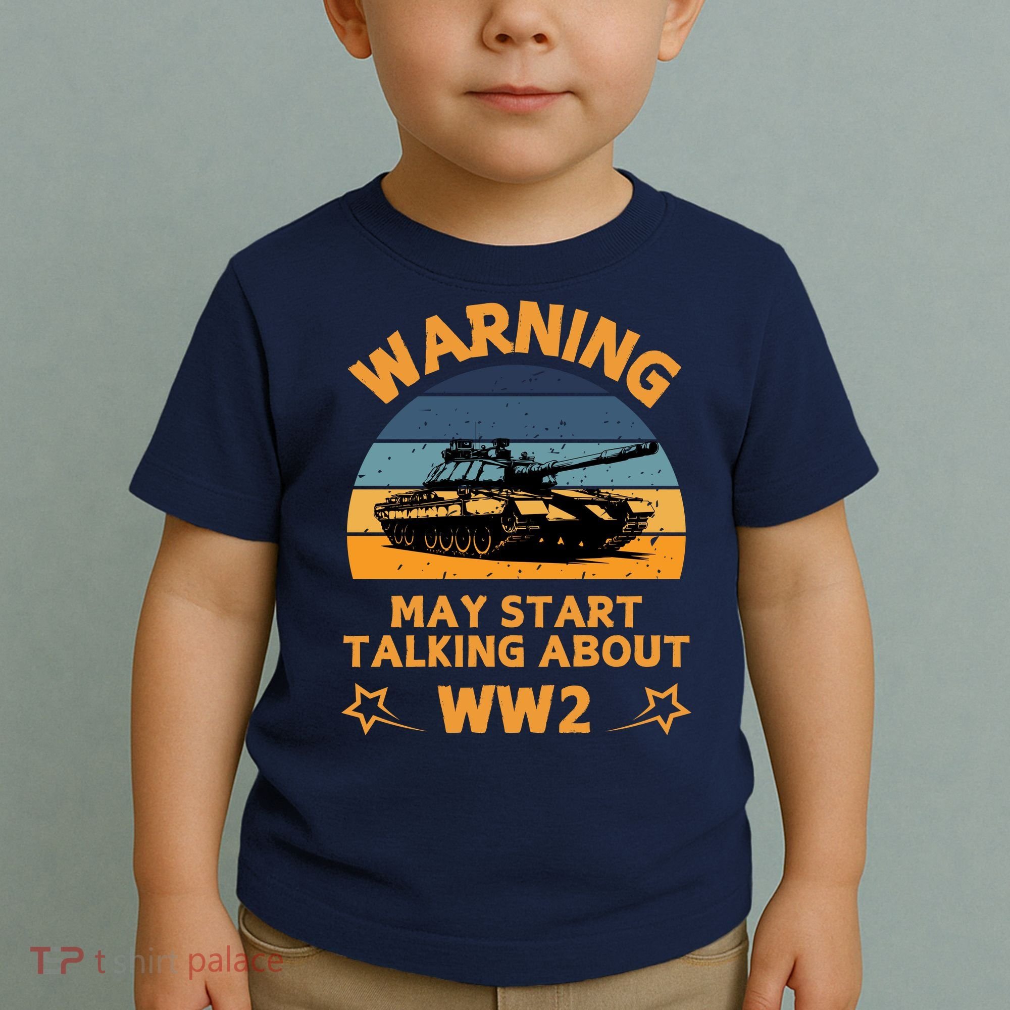 Warning May Start Talking About Ww2 Toddler T-Shirt