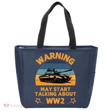 Warning May Start Talking About Ww2 Tote Bag