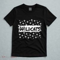 Wildcats Mascot School Spirit Back To School Footprint Squad T-Shirt thumb 5