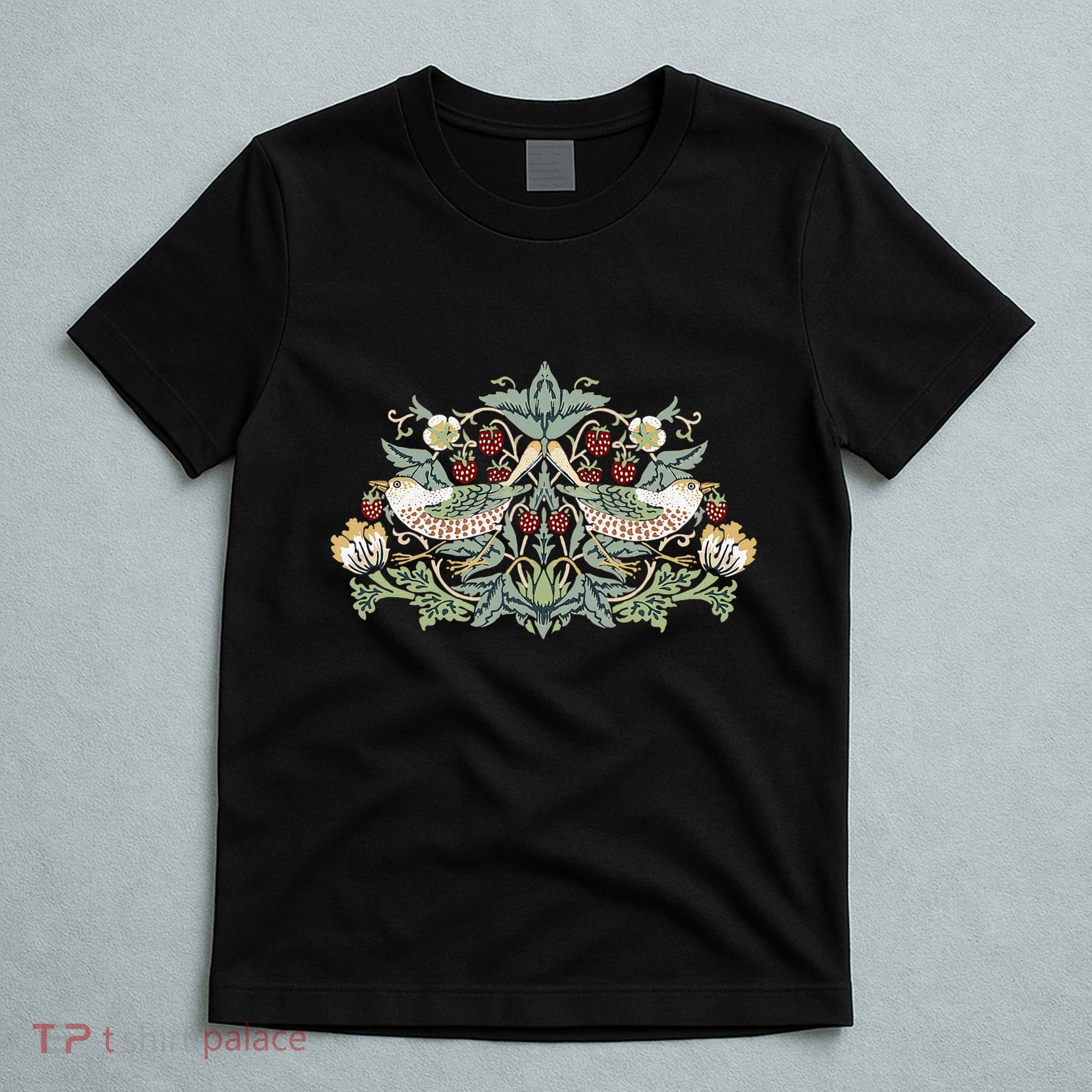 William Morris Strawberry Thief Bird T-Shirt