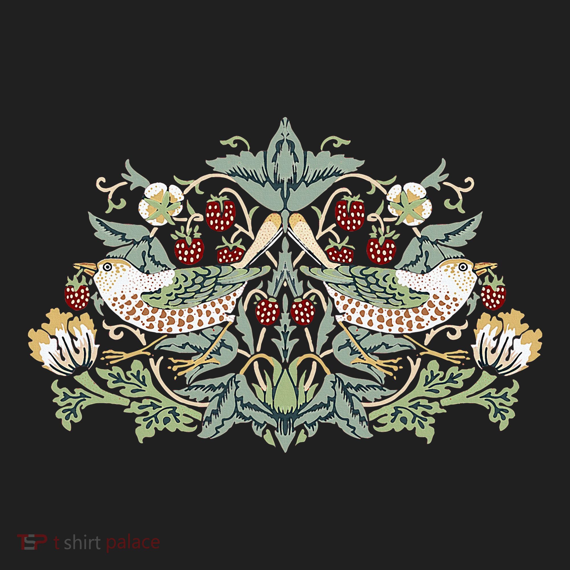 William Morris Strawberry Thief Bird Beanie