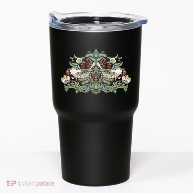 William Morris Strawberry Thief Bird Tumbler