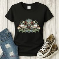 William Morris Strawberry Thief Bird Women's T-Shirt thumb 3