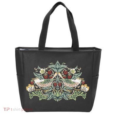 William Morris Strawberry Thief Bird Tote Bag