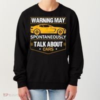 Warning May Spontaneously Start Talking About Cars Salesman Women's Sweatshirt thumb 0