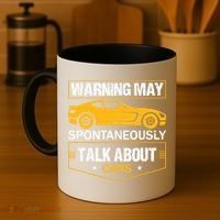 Warning May Spontaneously Start Talking About Cars Salesman Coffee Mug thumb 4