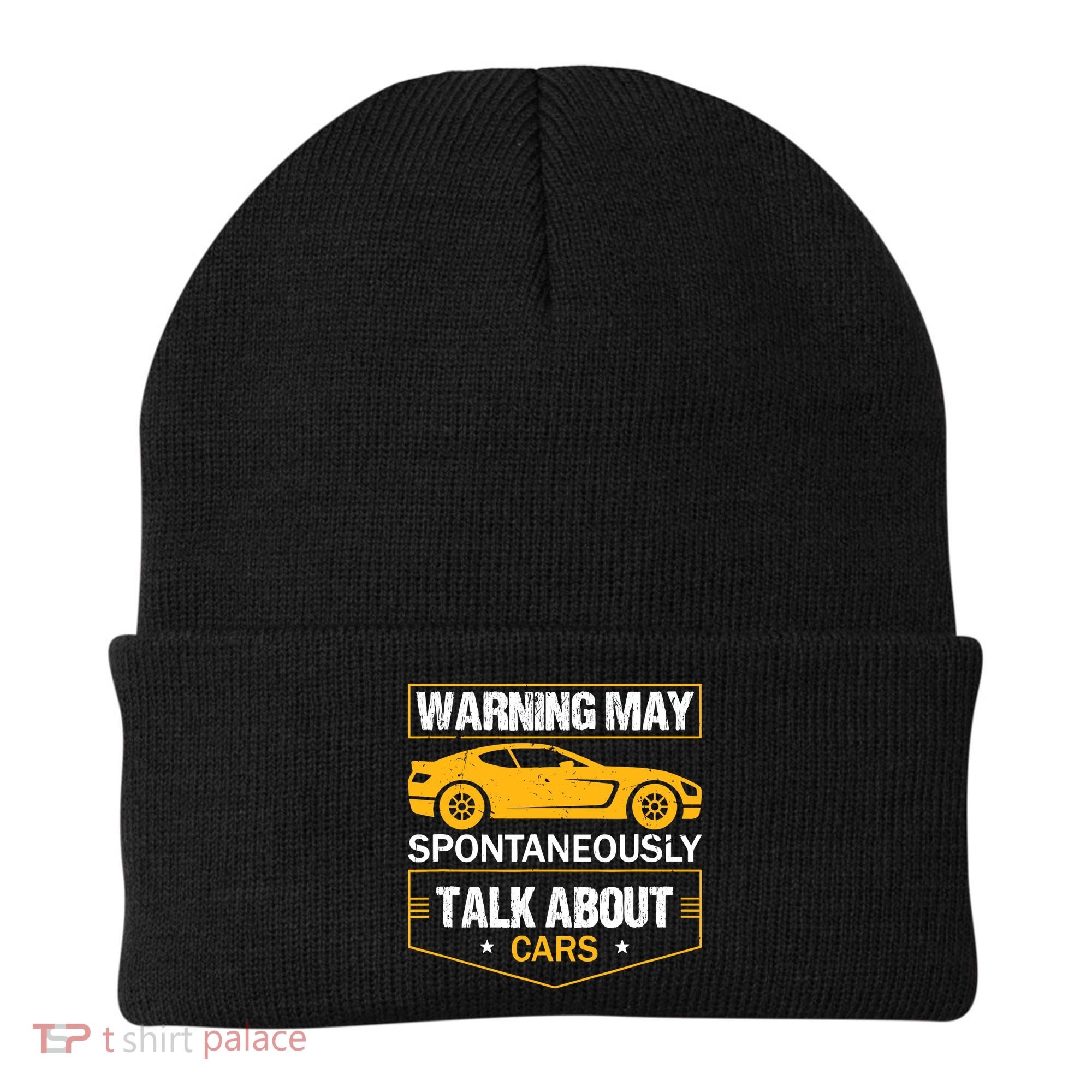 Warning May Spontaneously Start Talking About Cars Salesman Beanie