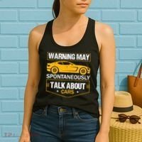 Warning May Spontaneously Start Talking About Cars Salesman Women's Tank Top thumb 2