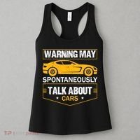 Warning May Spontaneously Start Talking About Cars Salesman Women's Tank Top thumb 3