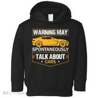 Warning May Spontaneously Start Talking About Cars Salesman Toddler Hoodie thumb 0