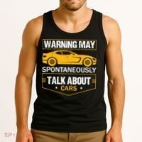 Warning May Spontaneously Start Talking About Cars Salesman Tank Top thumb 3