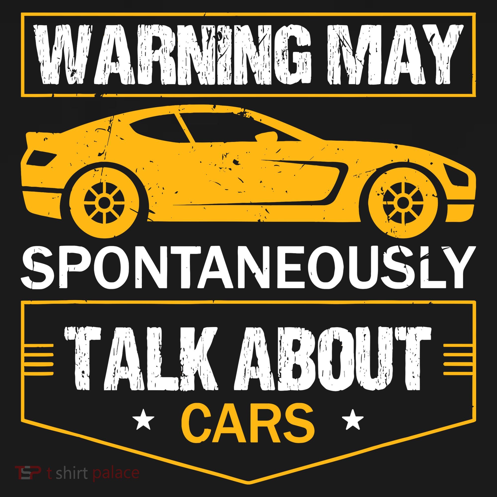 Warning May Spontaneously Start Talking About Cars Salesman Women's T-Shirt