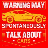 Warning May Spontaneously Start Talking About Cars Salesman Santa Hat thumb 1