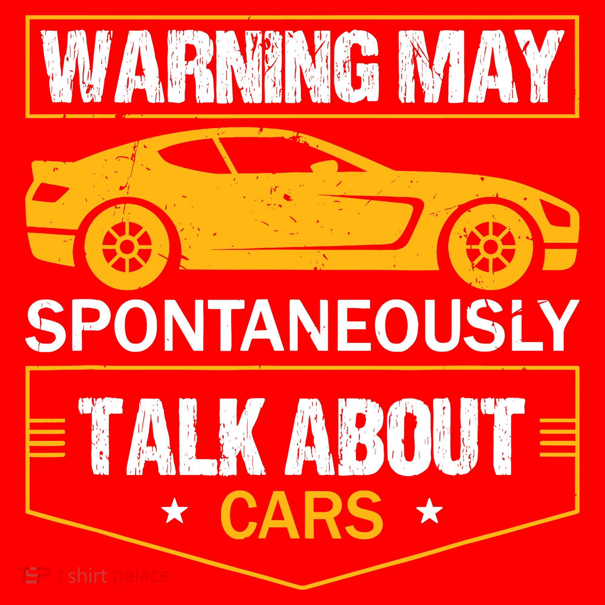 Warning May Spontaneously Start Talking About Cars Salesman Santa Hat