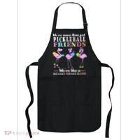 WeRe More Than Just Pickleball Friends Flamingo Apron thumb 0
