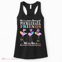 WeRe More Than Just Pickleball Friends Flamingo Women's Tank Top thumb 0
