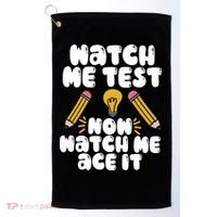 Watch Me Test Now Watch Me Ace It Test Day Golf Towel thumb 0