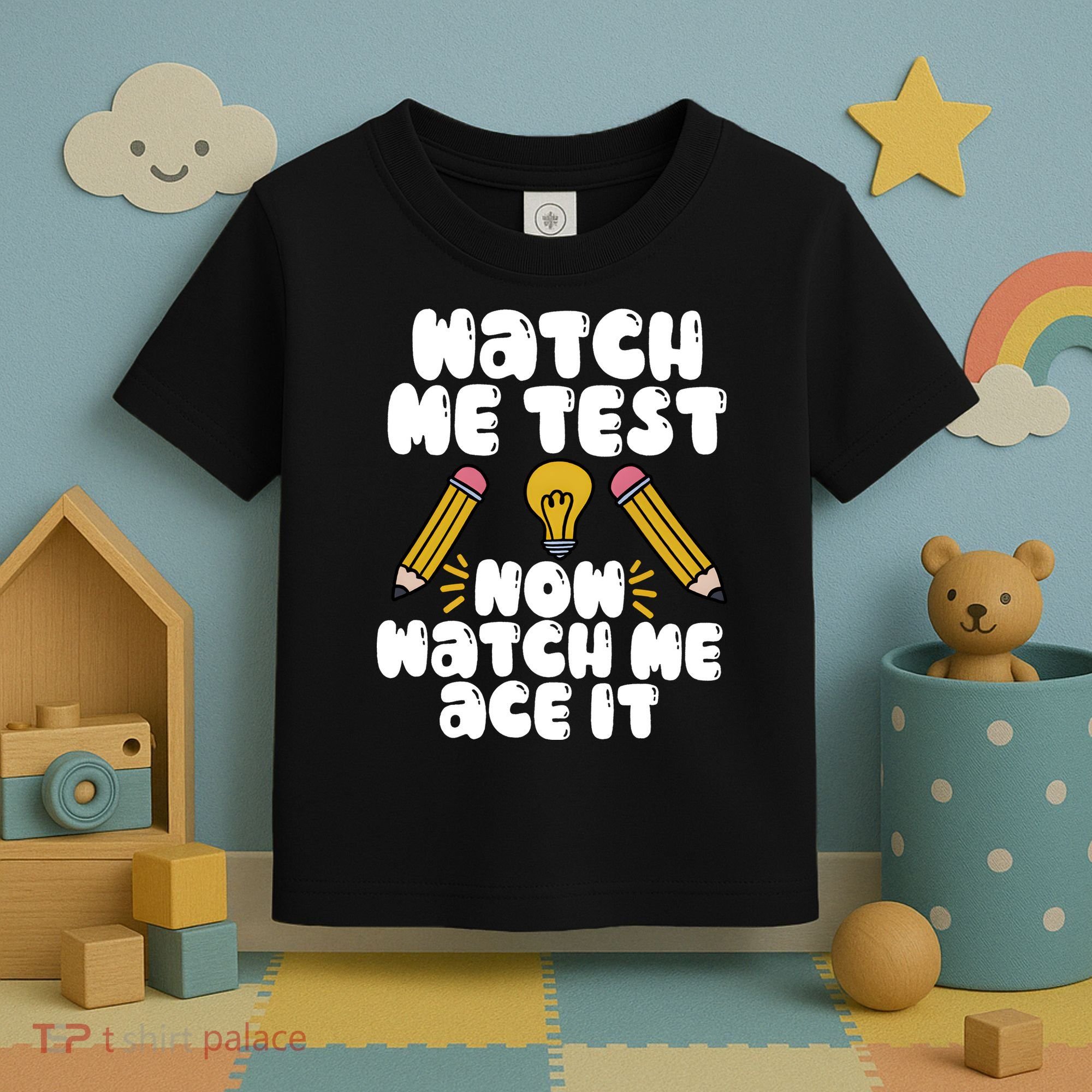 Watch Me Test Now Watch Me Ace It Test Day Toddler T-Shirt