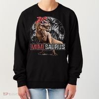Womens Mimisaurus T Rex Dinosaur Funny Mimi Saurus Family Matching Women's Sweatshirt thumb 0