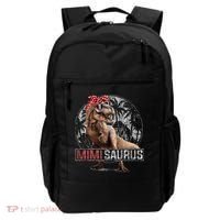 Womens Mimisaurus T Rex Dinosaur Funny Mimi Saurus Family Matching Backpack thumb 0