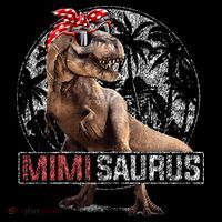 Womens Mimisaurus T Rex Dinosaur Funny Mimi Saurus Family Matching Coffee Mug thumb 5