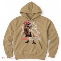 Womens Mimisaurus T Rex Dinosaur Funny Mimi Saurus Family Matching Hoodie thumb 0