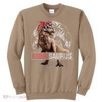 Womens Mimisaurus T Rex Dinosaur Funny Mimi Saurus Family Matching Sweatshirt thumb 0
