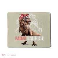 Womens Mimisaurus T Rex Dinosaur Funny Mimi Saurus Family Matching Mousepad thumb 0