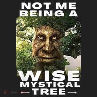 Wise Mystical Tree Face Old Mythical Oak Tree Funny Meme Beanie thumb 2