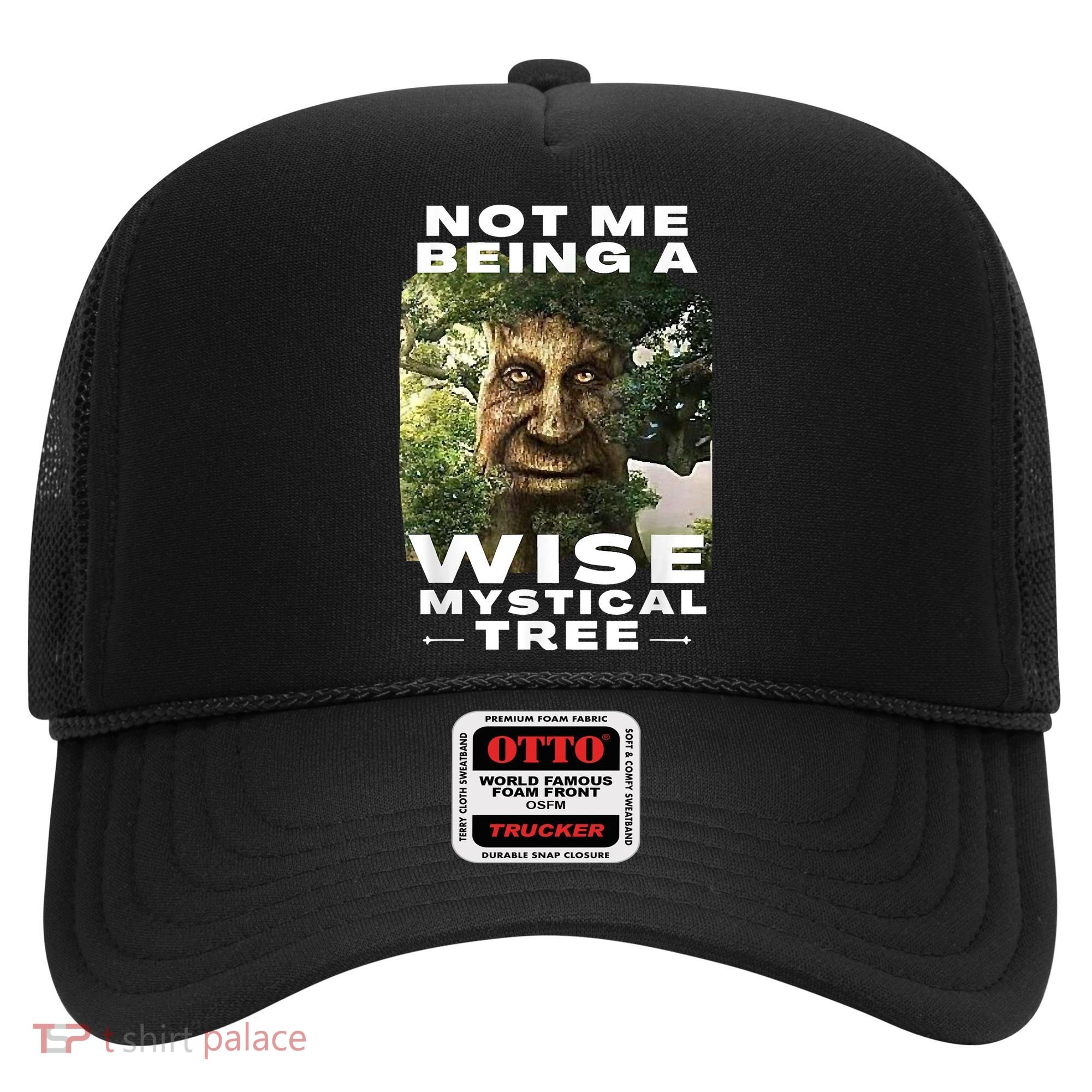 Wise Mystical Tree Face Old Mythical Oak Tree Funny Meme Hat