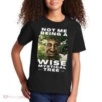 Wise Mystical Tree Face Old Mythical Oak Tree Funny Meme Kids T-Shirt thumb 2