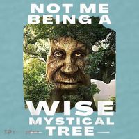 Wise Mystical Tree Face Old Mythical Oak Tree Funny Meme Sueded Cloud Jersey T-Shirt thumb 2