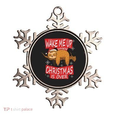 Wake Me Up When Xmas Is Over Sloth Costume Anti Christmas Meaningful Gift Ornament