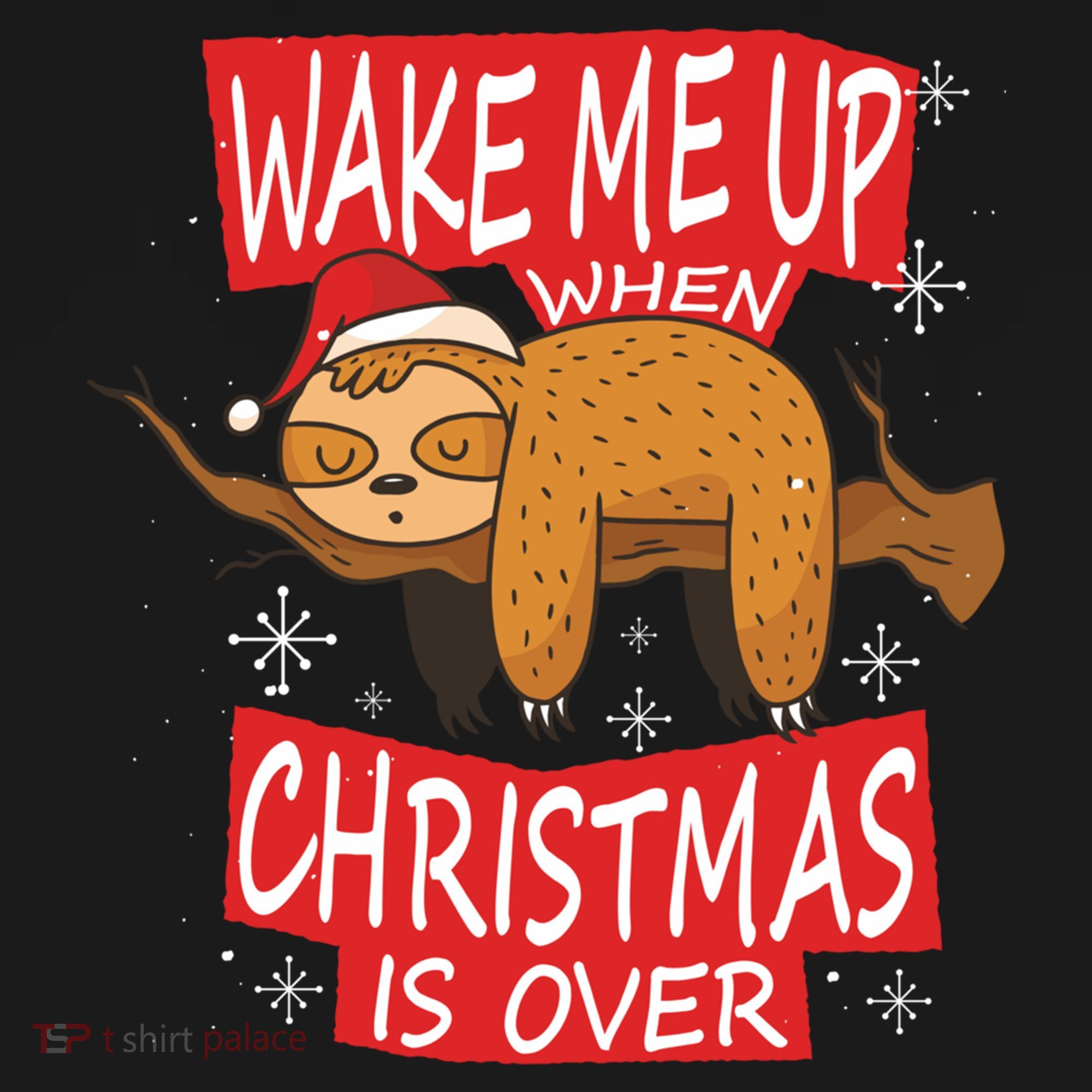 Wake Me Up When Xmas Is Over Sloth Costume Anti Christmas Meaningful Gift Ornament