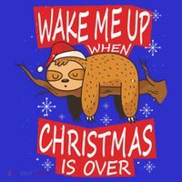Wake Me Up When Xmas Is Over Sloth Costume Anti Christmas Meaningful Gift Visor thumb 3