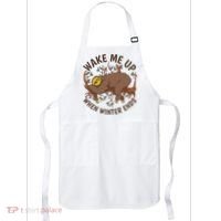 Wake Me Up When Winter Ends Sloth Apron thumb 0