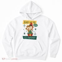 Wake Me Up When It's Christmas Monkey Cute Hoodie thumb 0