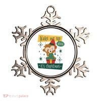 Wake Me Up When It's Christmas Monkey Cute Ornament thumb 0