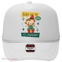 Wake Me Up When It's Christmas Monkey Cute Hat thumb 0