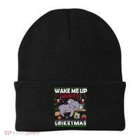 Wake Me Up When It's Christmas Koala Lover Xmas Funny Gift Beanie thumb 0