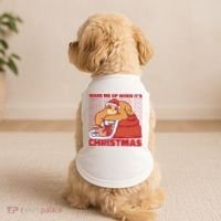 Wake Me Up When It's Christmas Sleeping Sloth Doggie Tank thumb 2