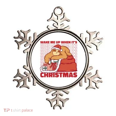 Wake Me Up When It's Christmas Sleeping Sloth Ornament