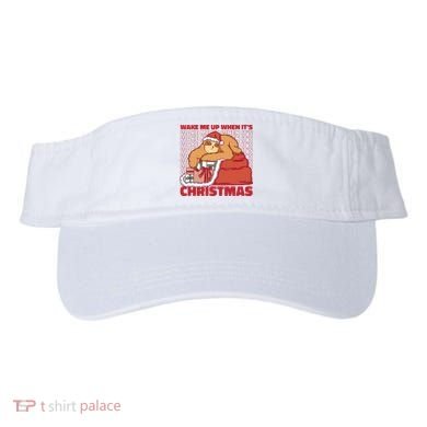 Wake Me Up When It's Christmas Sleeping Sloth Visor