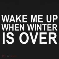 Wake Me Up When Winter Is Over Doggie Tank thumb 4