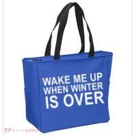 Wake Me Up When Winter Is Over Tote Bag thumb 2