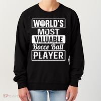 World Most Valuable Bocce Ball Player Bocce Ball Gift Women's Sweatshirt thumb 0