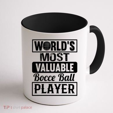 World Most Valuable Bocce Ball Player Bocce Ball Gift Coffee Mug back