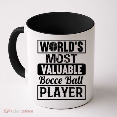 World Most Valuable Bocce Ball Player Bocce Ball Gift Coffee Mug
